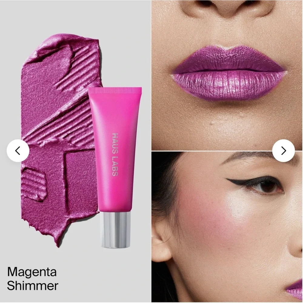 Haus Labs by Lady Gaga Hy Power Pigment Paint Magenta‎ Shimmer Creme